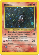 Carte Pokémon Malosse 5/75 Holographique Neo Discovery