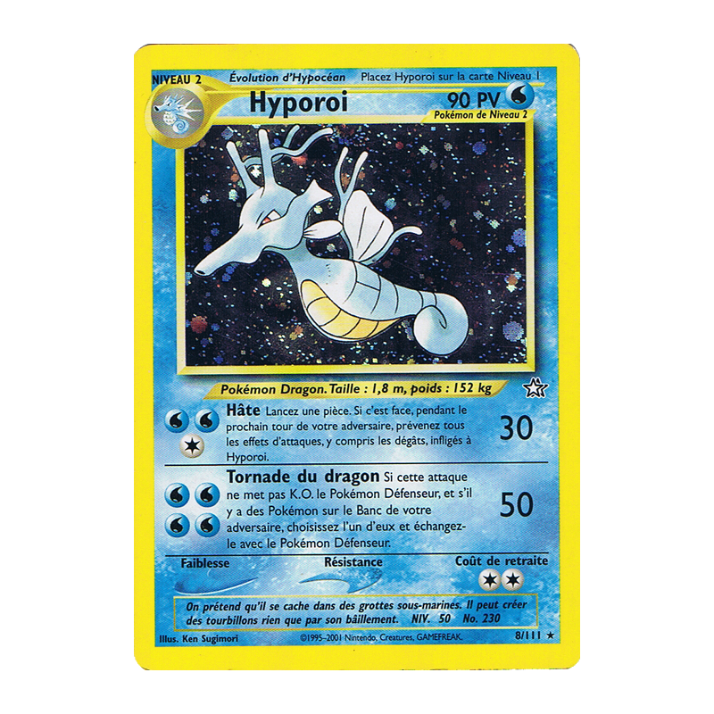 Carte Pokémon Hyporoi 8/111 Holographique Neo Genesis