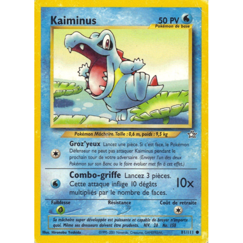Carte Pokémon Kaiminus 81/111 Commune Neo Genesis