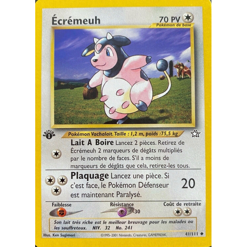 Carte Pokémon Écrémeuh 41/111 Peu commune Neo Genesis