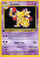 Carte Pokémon Kadabra 32/102 Peu commune Set de Base