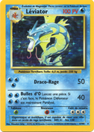 Carte Pokémon Léviator 6/102 Holographique Set de Base