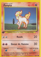 Carte Pokémon Ponyta 60/102 Commune Set de Base