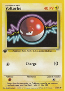 Carte Pokémon Voltorbe 67/102 Commune Set de Base