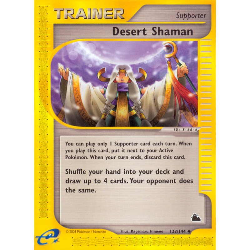 Carte Pokémon Desert Shaman 123/144 Peu commune Skyridge