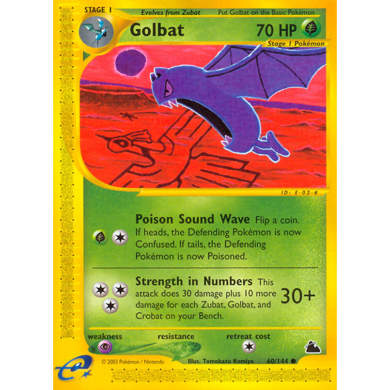 Carte Pokémon Golbat 60/144 Commune Skyridge