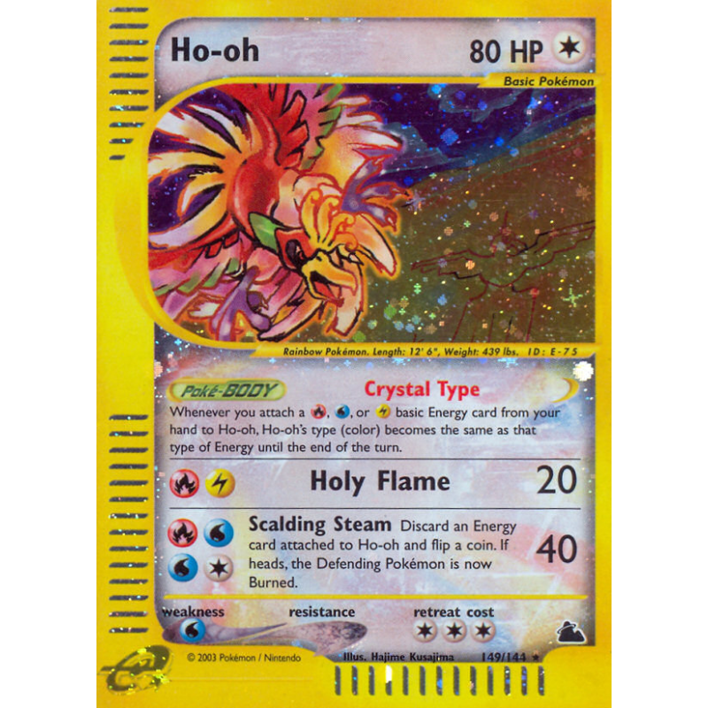 Carte Pokémon Ho-oh 149/144 Ultra Rare Skyridge