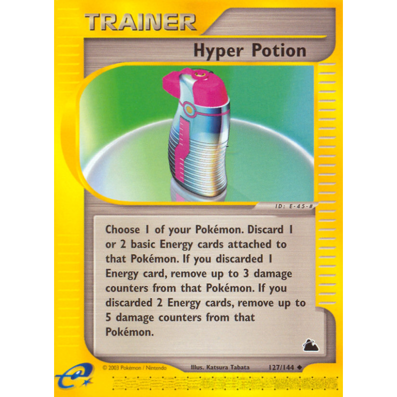 Carte Pokémon Hyper Potion 127/144 Peu commune Skyridge