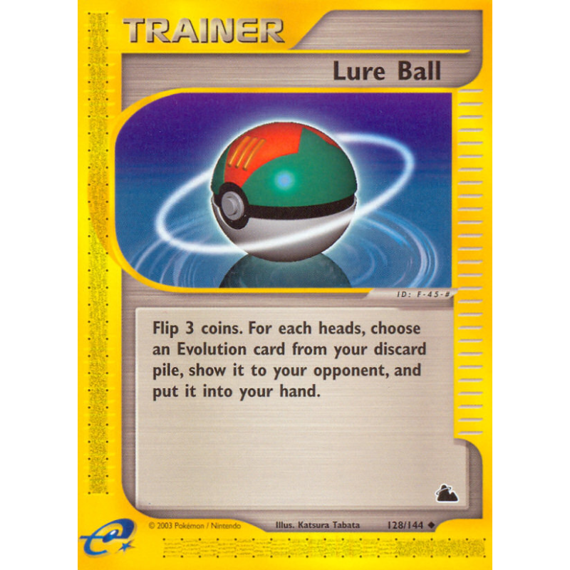 Carte Pokémon Lure Ball 128/144 Peu commune Skyridge