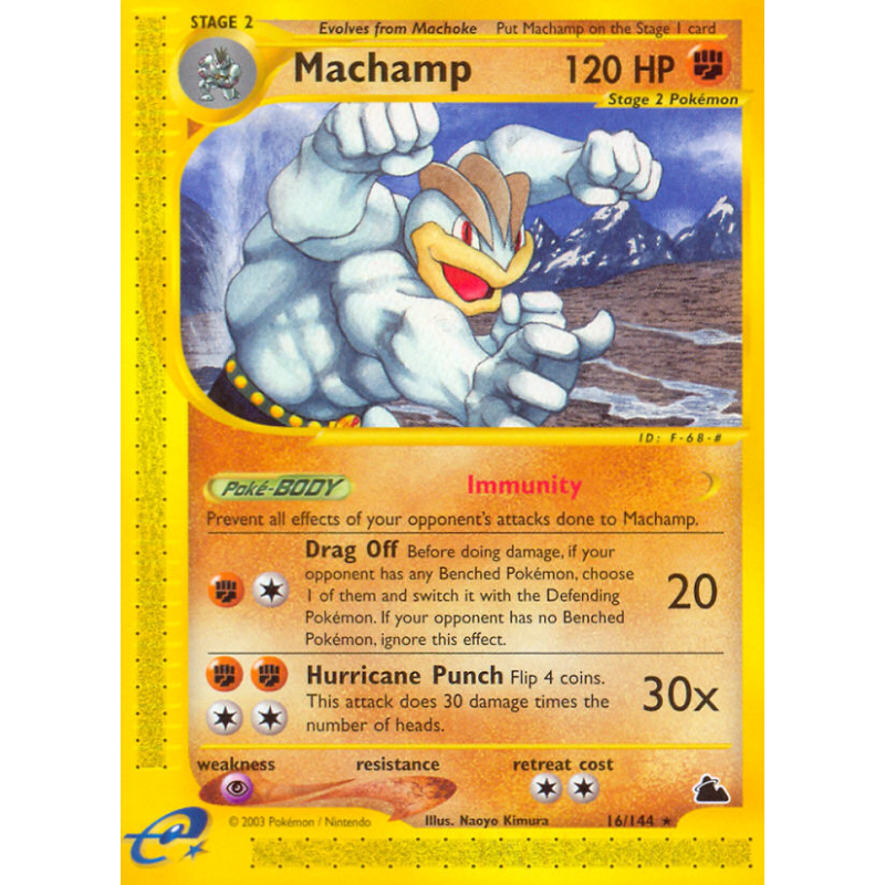 Carte Pokémon Machamp 16/144 Rare Skyridge