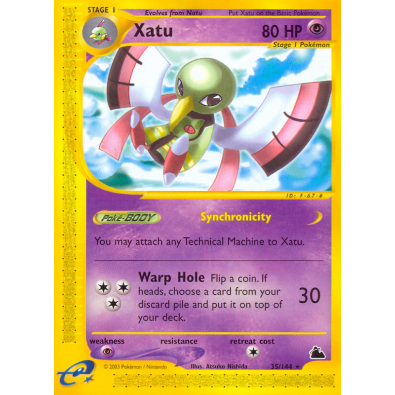 Carte Pokémon Xatu 35/144 Rare Skyridge