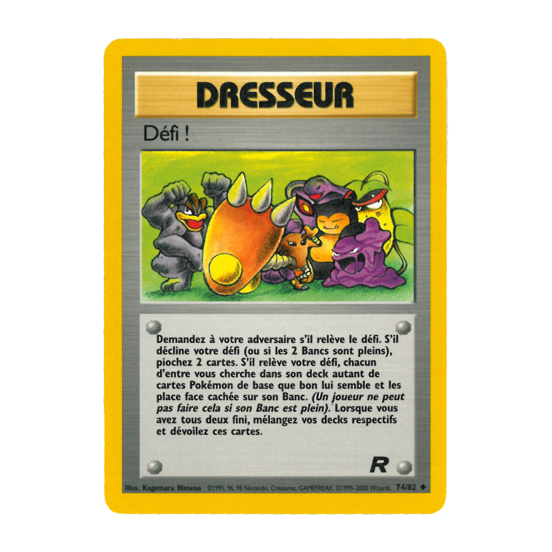 Carte Pokémon Défi ! 74/82 Peu commune Team Rocket (JCC)
