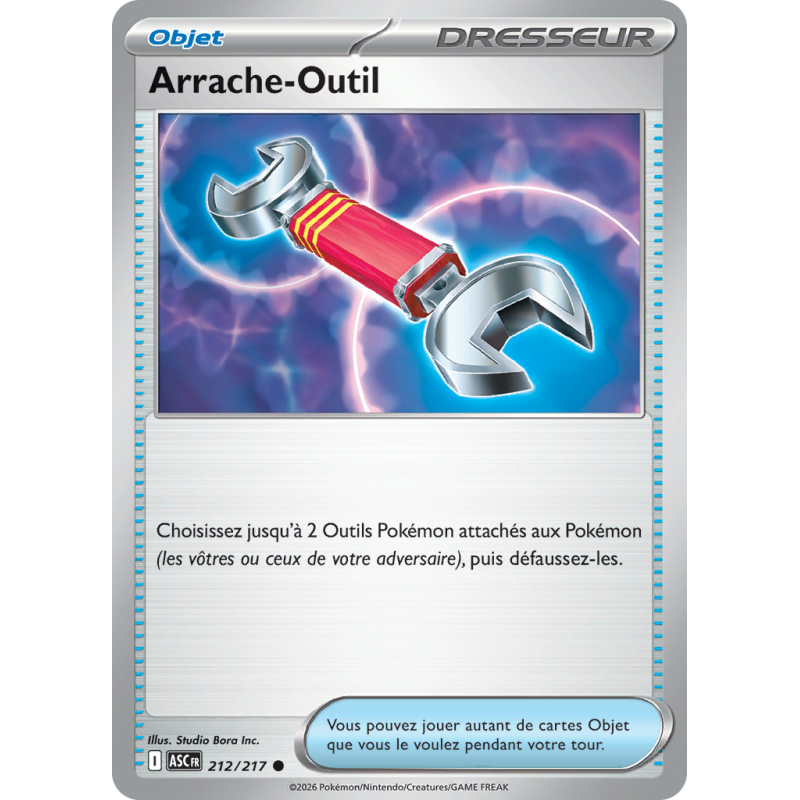Carte Pokémon Arrache-Outil 212/217 Commune Héros Transcendants