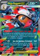 Carte Pokémon Méga-Baggaïd-ex 135/217 Double rare Héros Transcendants