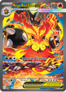 Carte Pokémon Méga-Roitiflam-ex 273/217 Alternative Héros Transcendants