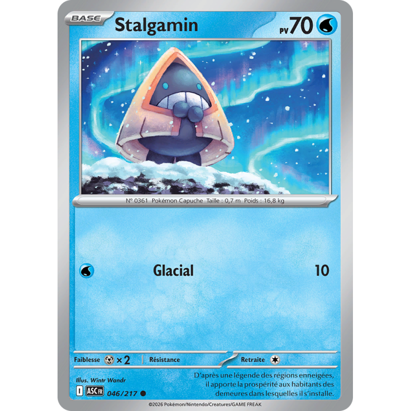 Carte Pokémon Stalgamin 046/217 Commune Héros Transcendants