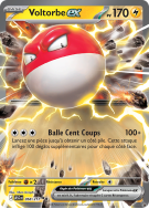 Carte Pokémon Voltorbe-ex 058/217 Double rare Héros Transcendants