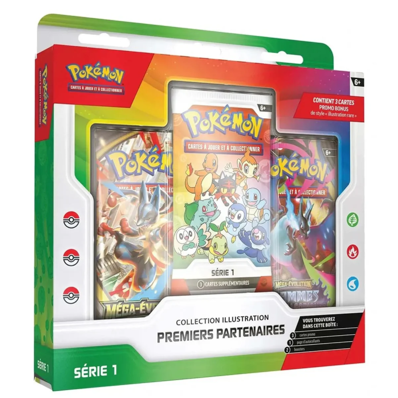 Pokémon – Coffret Collection Illustration – Premiers Partenaires – en français