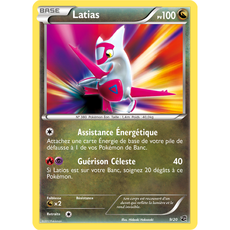 Carte Pokémon Latias 9/20 Aucune Coffre des Dragons