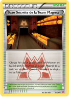 Carte Pokémon Base Secrète de la Team Magma 32/34 Peu commune Double Danger