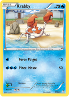 Carte Pokémon Krabby 21/83 Commune Générations (JCC)