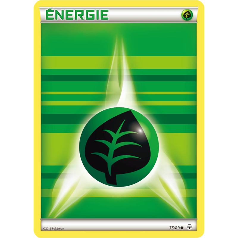 Carte Pokémon Énergie Plante 75/83 Commune Générations (JCC)