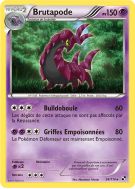 Carte Pokémon Brutapode 54/114 Rare Noir & Blanc (JCC)