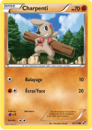 Carte Pokémon Charpenti 59/114 Commune Noir & Blanc (JCC)