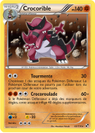 Carte Pokémon Crocorible 65/114 Holographique Noir & Blanc (JCC)
