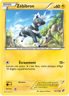 Carte Pokémon Zébibron 41/114 Commune Noir & Blanc (JCC)