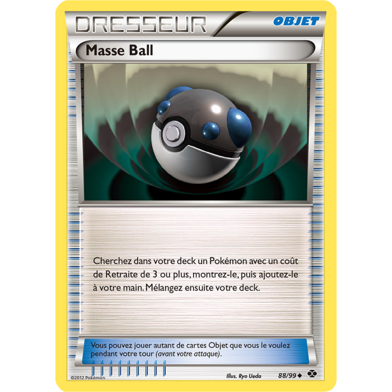 Carte Pokémon Masse Ball 88/99 Peu commune Destinées Futures