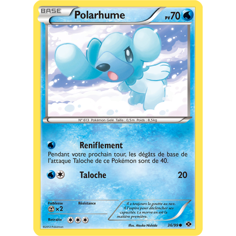 Carte Pokémon Polarhume 36/99 Commune Destinées Futures