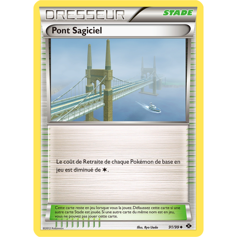 Carte Pokémon Pont Sagiciel 91/99 Peu commune Destinées Futures