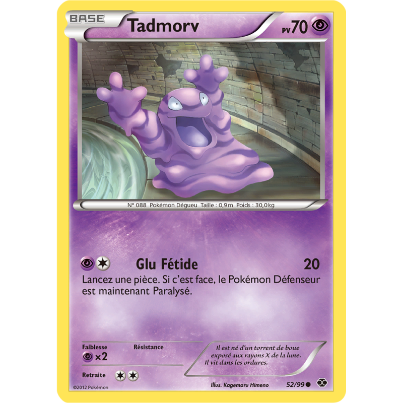 Carte Pokémon Tadmorv 52/99 Commune Destinées Futures