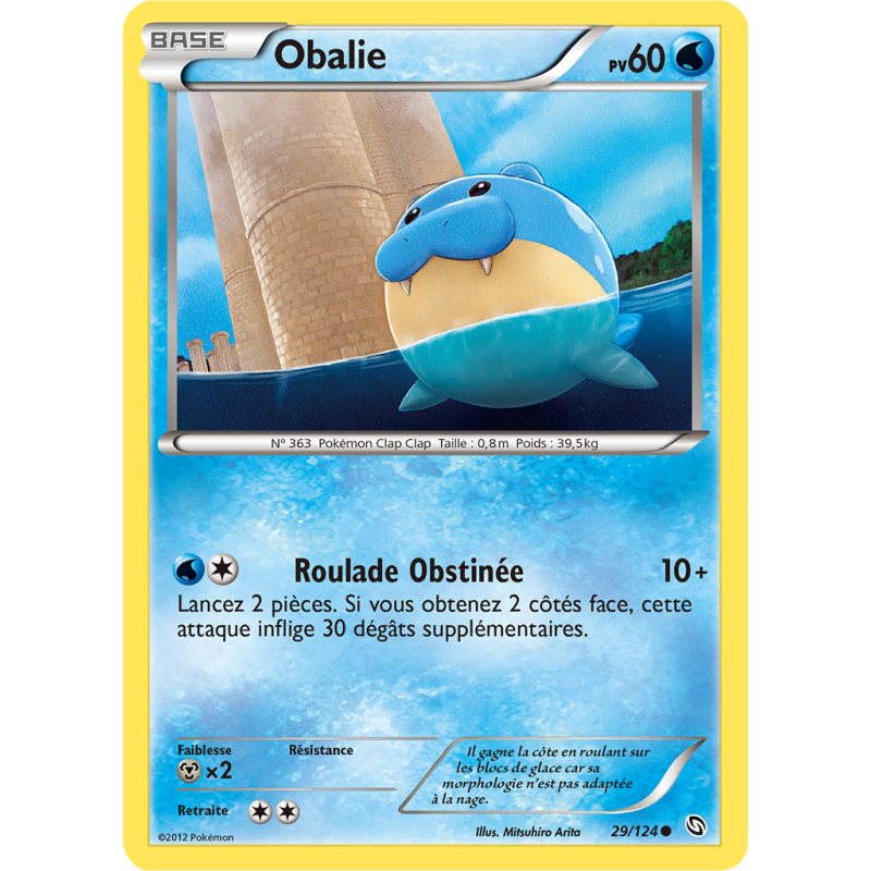 Carte Pokémon Obalie 29/124 Commune Dragons Exaltés