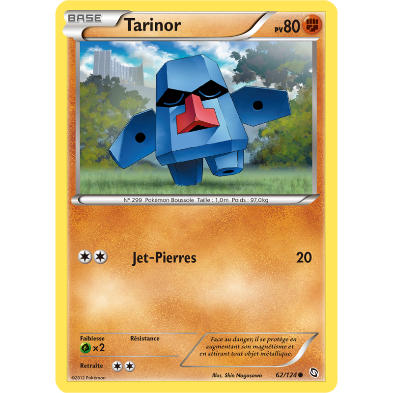 Carte Pokémon Tarinor 62/124 Commune Dragons Exaltés