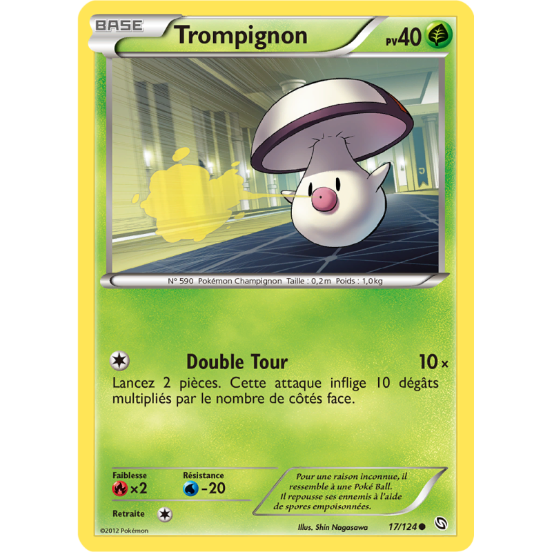 Carte Pokémon Trompignon 17/124 Commune Dragons Exaltés