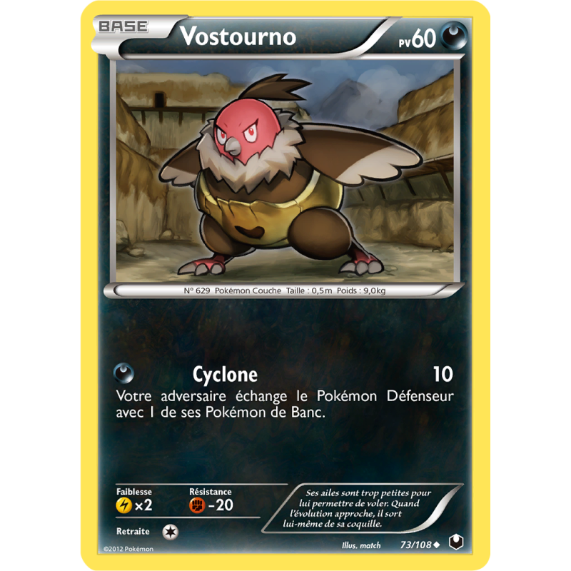 Carte Pokémon Vostourno 73/108 Peu commune Explorateurs Obscurs