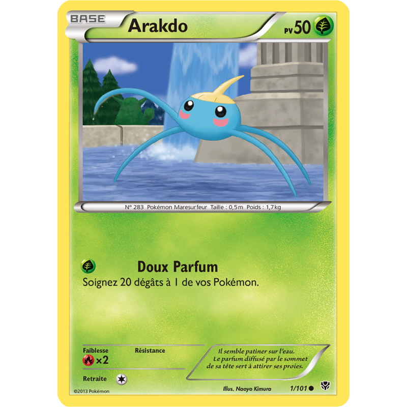 Carte Pokémon Arakdo 1/101 Commune Explosion Plasma