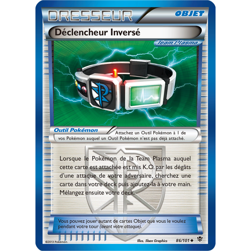 Carte Pokémon Déclencheur Inversé 86/101 Peu commune Explosion Plasma
