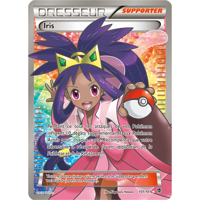 Carte Pokémon Iris 101/101 Ultra Rare Explosion Plasma