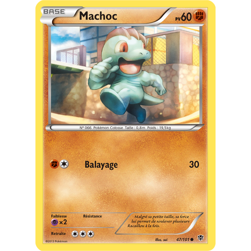Carte Pokémon Machoc 47/101 Commune Explosion Plasma