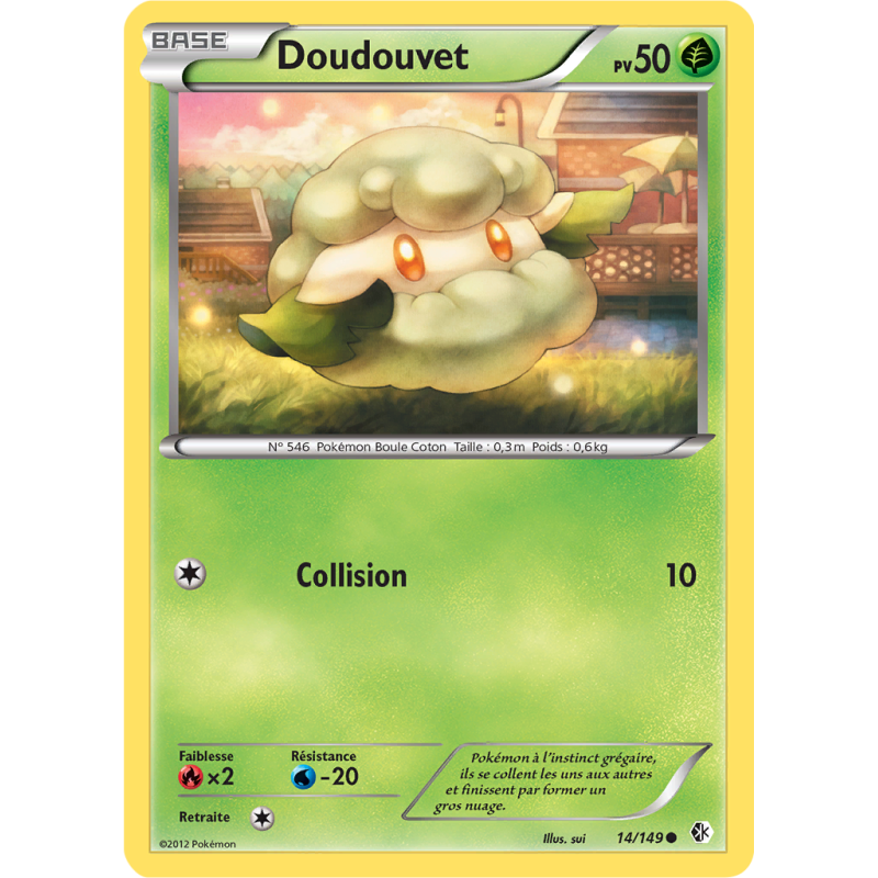 Carte Pokémon Doudouvet 14/149 Commune Frontières Franchies