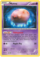 Carte Pokémon Munna 68/149 Peu commune Frontières Franchies
