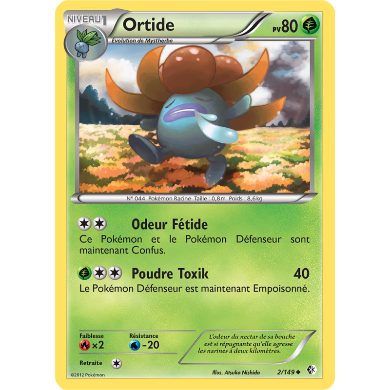 Carte Pokémon Ortide 2/149 Peu commune Frontières Franchies