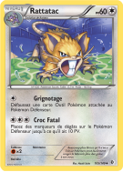 Carte Pokémon Rattatac 105/149 Peu commune Frontières Franchies