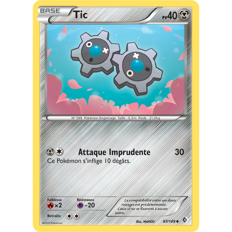 Carte Pokémon Tic 97/149 Peu commune Frontières Franchies