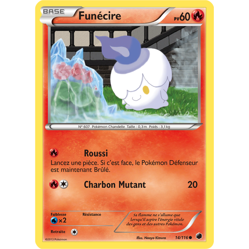 Carte Pokémon Funécire 14/116 Commune Glaciation Plasma