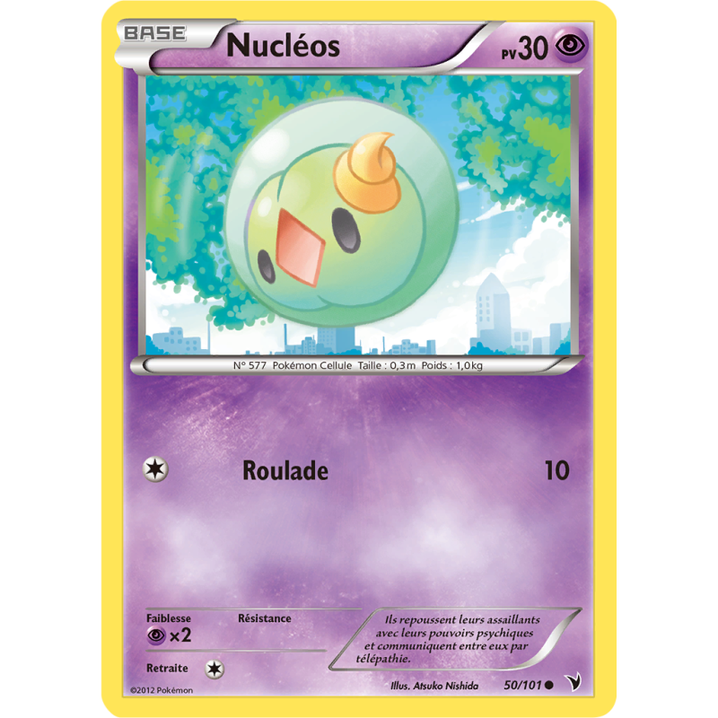 Carte Pokémon Nucléos 50/101 Commune Nobles Victoires