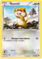 Carte Pokémon Ratentif 110/135 Commune Tempête Plasma